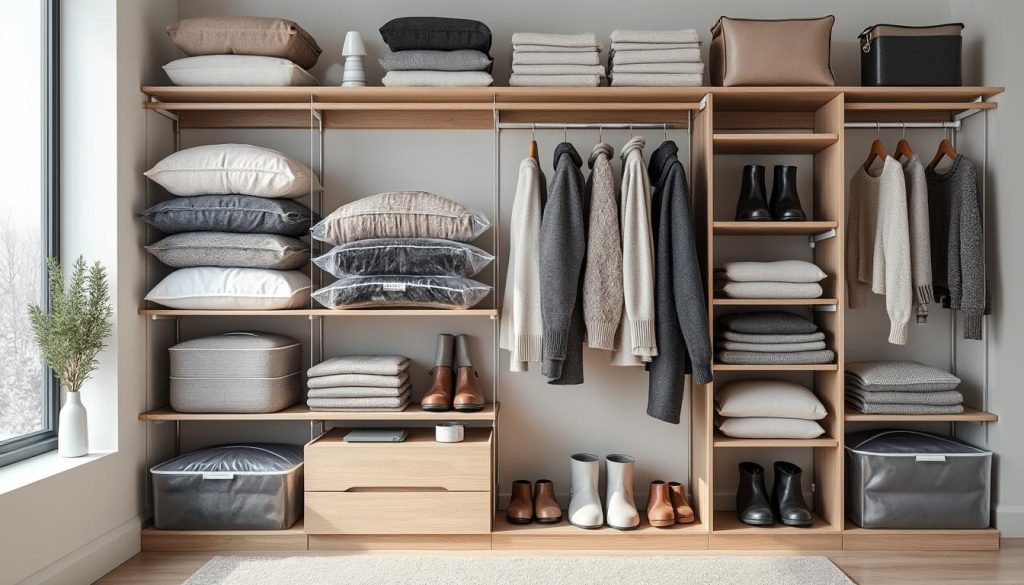 découvrez des astuces ingénieuses pour organiser vos affaires d’hiver efficacement et libérer de l’espace dans votre maison, pour un intérieur ordonné et chaleureux.