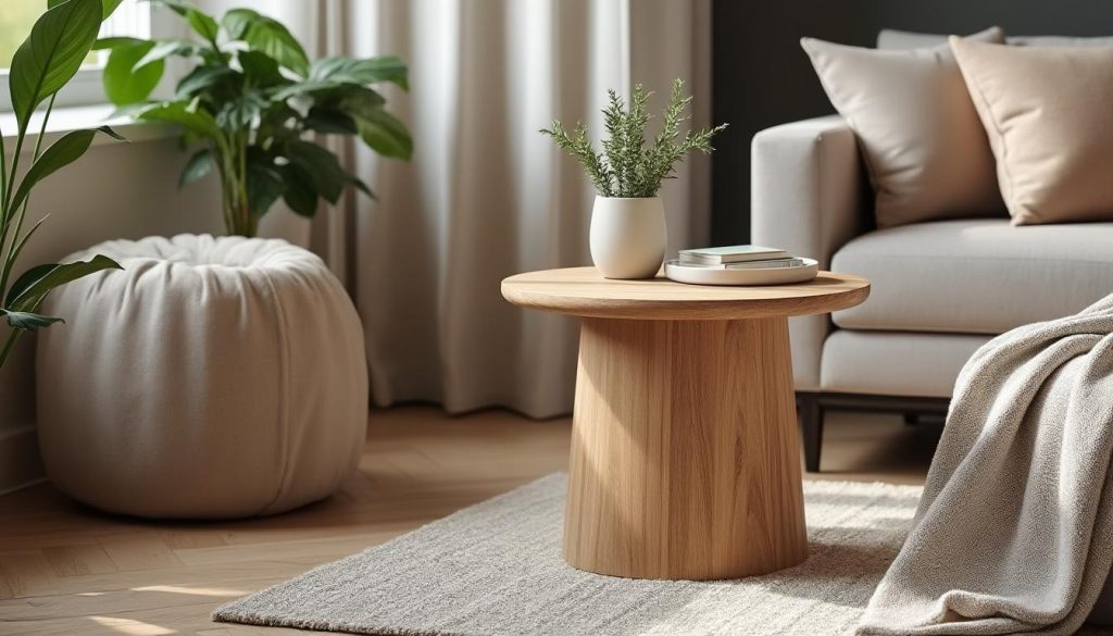 découvrez un bout de canapé en bois signé maisons du monde, un véritable bijou de designer qui apportera élégance et charme à votre intérieur.