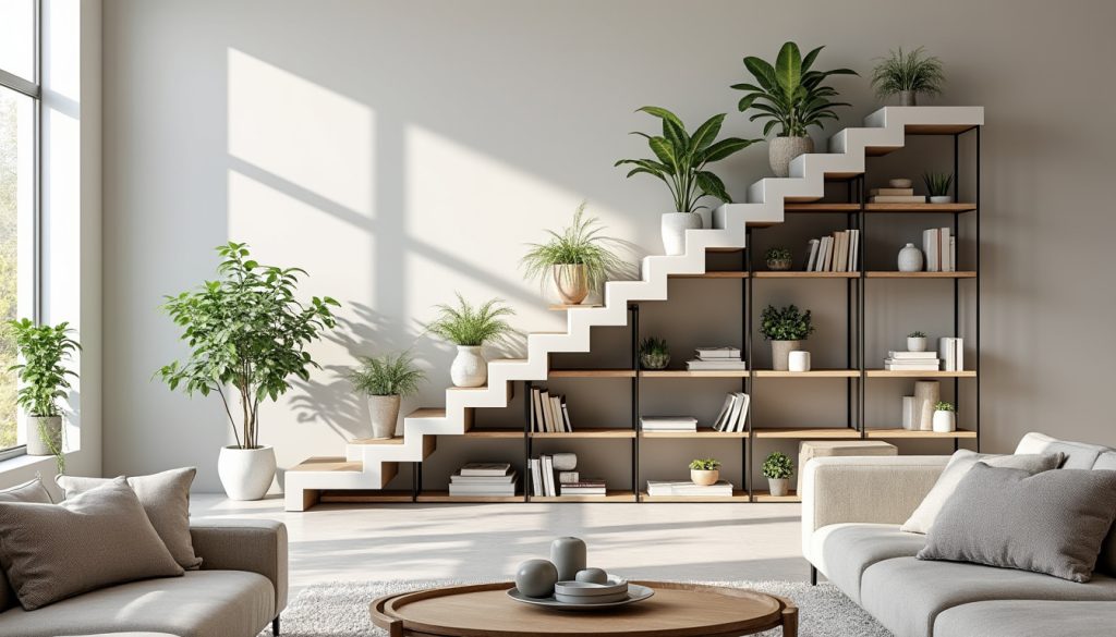 Comment optimiser l’espace avec un meuble en escalier découvrez comment optimiser l'espace de votre intérieur grâce à un meuble en escalier astucieux et design, idéal pour ranger et décorer efficacement.