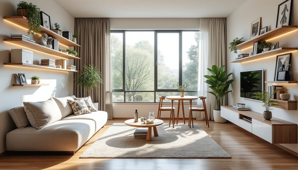 Démêlez le casse-tête du mobilier dans votre petit studio : 5 astuces pratiques et faciles à adopter découvrez 5 astuces pratiques et faciles pour optimiser le mobilier de votre petit studio et gagner de l'espace sans compromis sur le style.