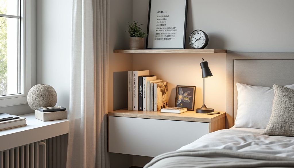 IKEA : découvrez cette astuce ingénieuse pour dire adieu aux tables de chevet encombrantes découvrez l'astuce ingénieuse d'ikea pour remplacer les tables de chevet encombrantes et optimiser votre espace de chambre avec style et praticité.